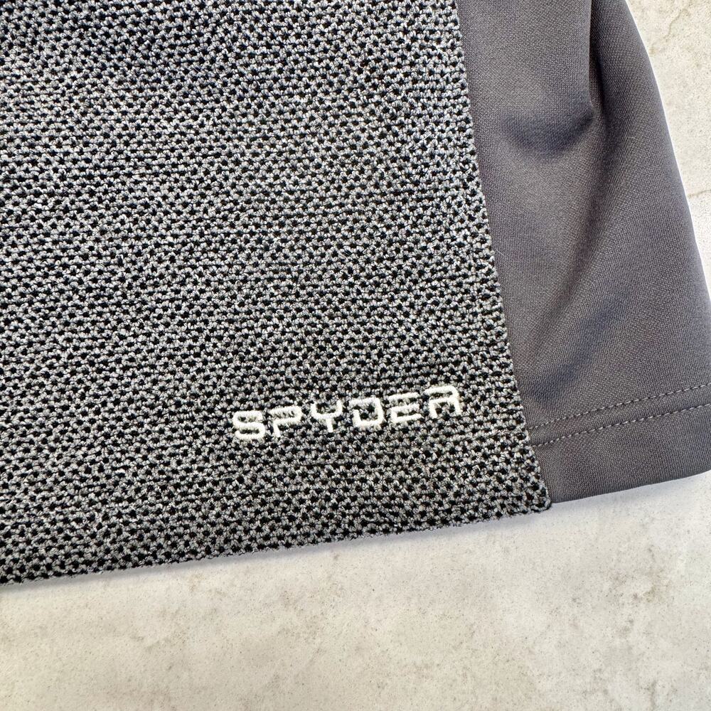 Spyder Boundless Quarter Zip Hoodie Men’s XL Grey Streetwear Cozy Gorpcore - Picture 7 of 16